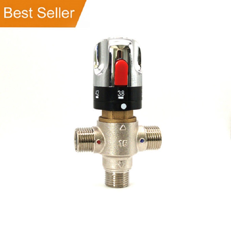 Thermostatic Shower Faucet Valve 3 Way - صمام خلط المياه ثرموستاتي DN15 ،