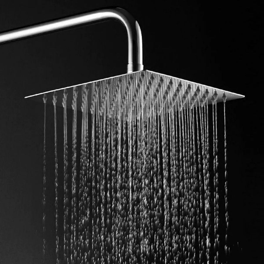 Rainfall Shower Head Ceiling Mount 16 Inch - رأس دش مطري مربع الشكل من