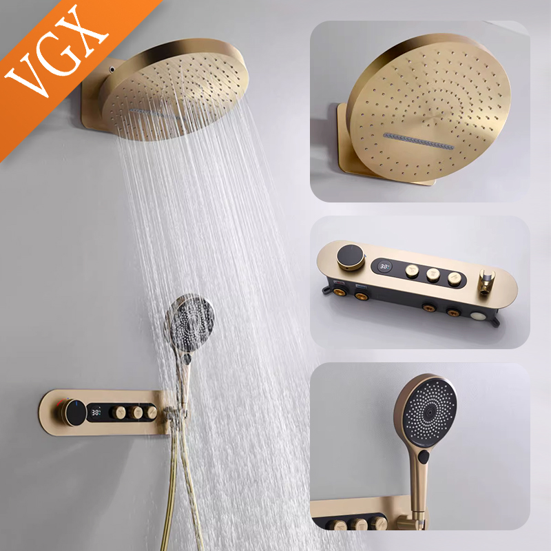 Concealed Thermostatic Shower System Set - VGX نظام دش ثرموستاتي مخفي مجموعة
