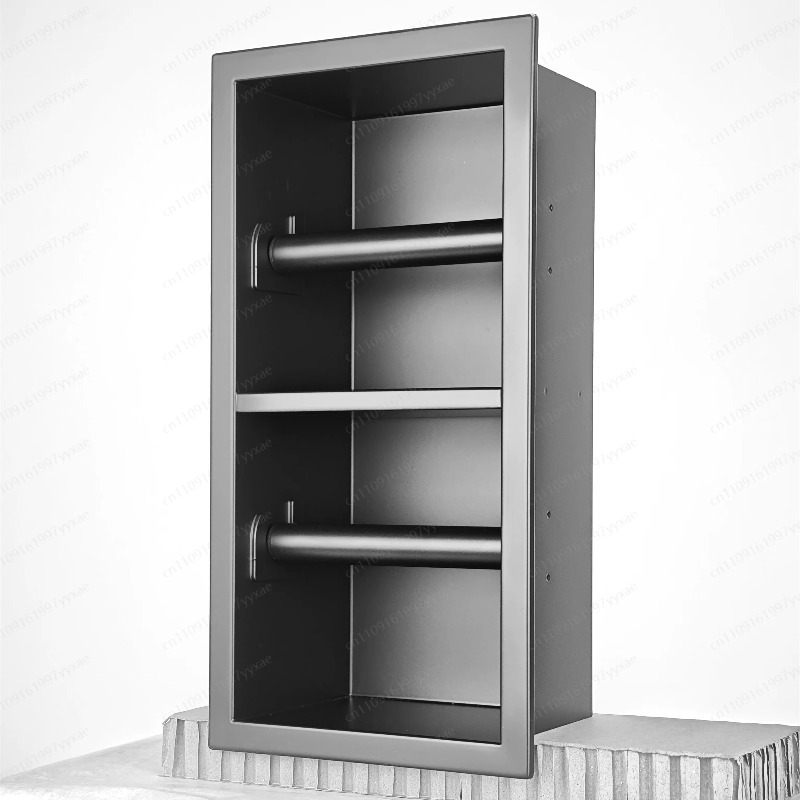Shower Niche Stainless Steel Recessed - حامل ورق تواليت مخفي مثبت على