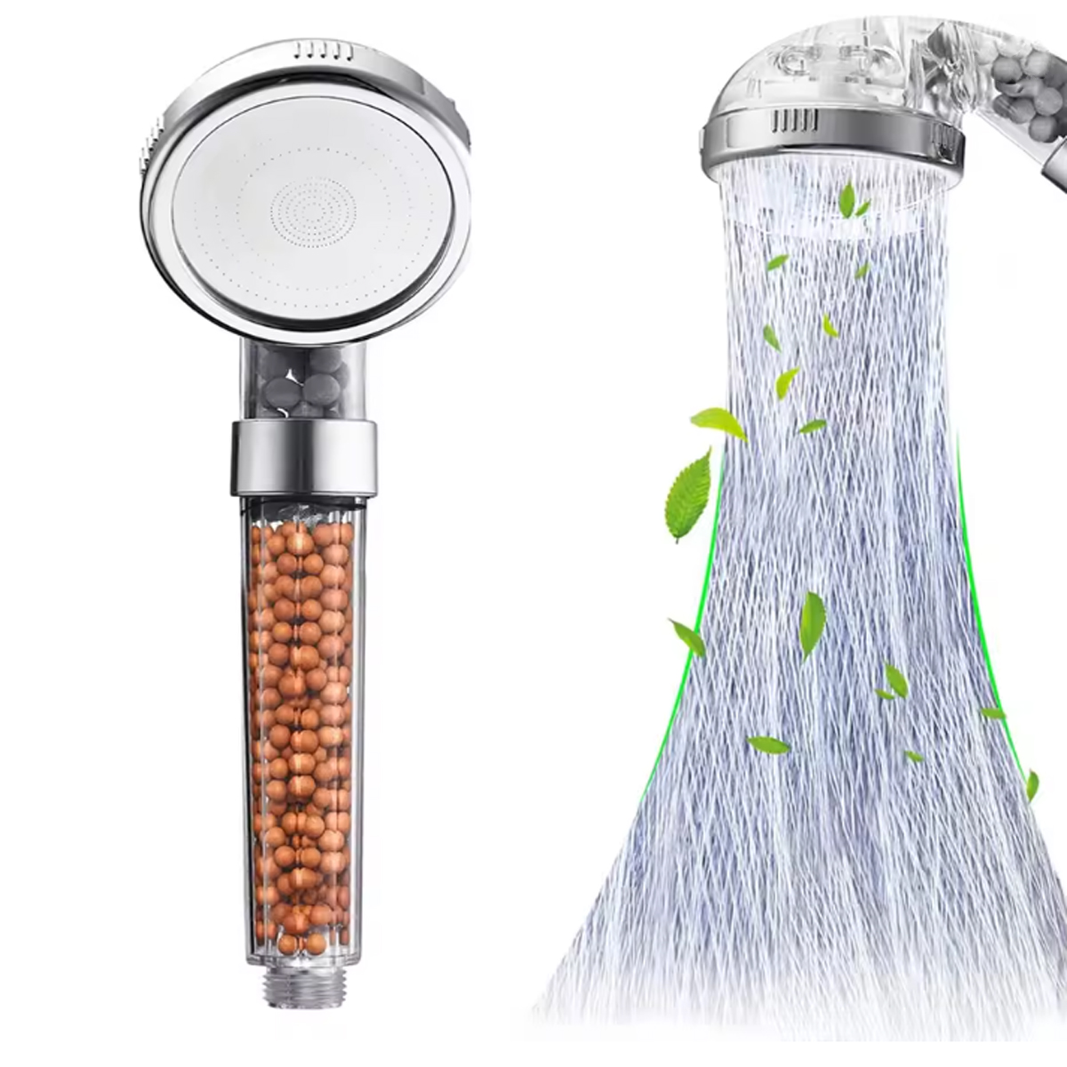 Handheld Shower Head High Pressure Filter - 1 قطعة رأس دش مفلتر ABS