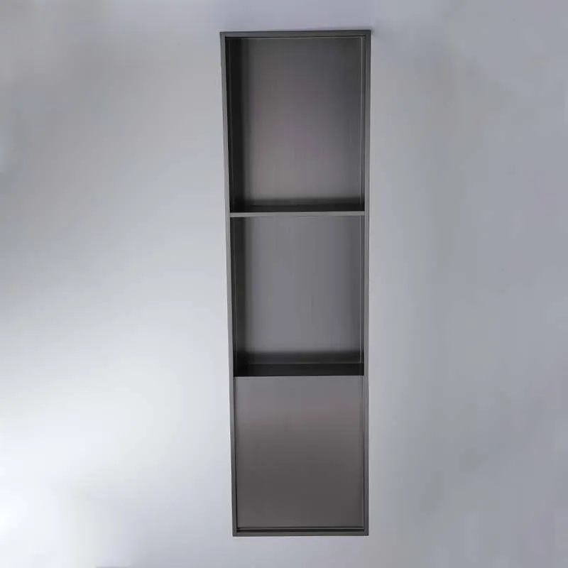 Shower Niche Stainless Steel Recessed - رف تخزين مدمج للحمام مثبت على
