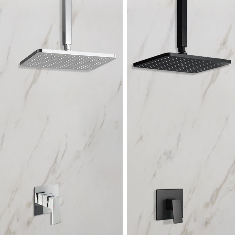 Shower Arm Ceiling Mount Brass Chrome - في الجدار أخفى الحمام دش صنبور