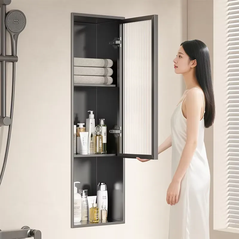 Shower Niche Stainless Steel Recessed - خزانة حمام عصرية من الفولاذ المقاوم