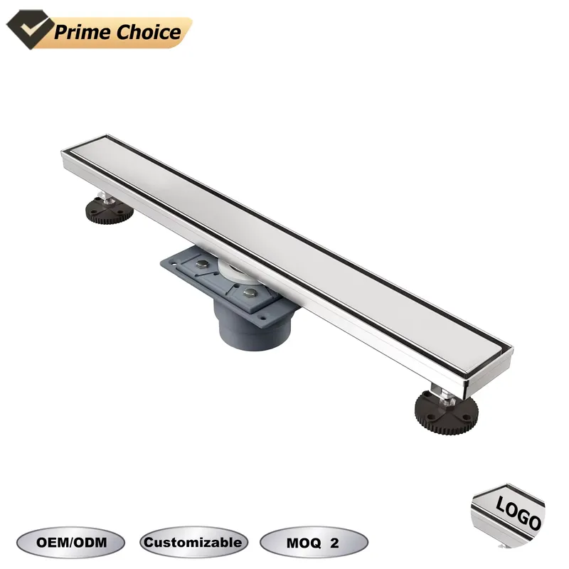 Linear Shower Drain Stainless 304 Tile In - مصرف دش خطي حديث من الفولاذ
