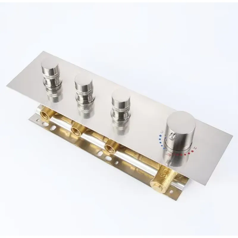 Thermostatic Shower Faucet Valve 3 Way - صمام دش حراري نحاسي ثلاثي الاتجاهات