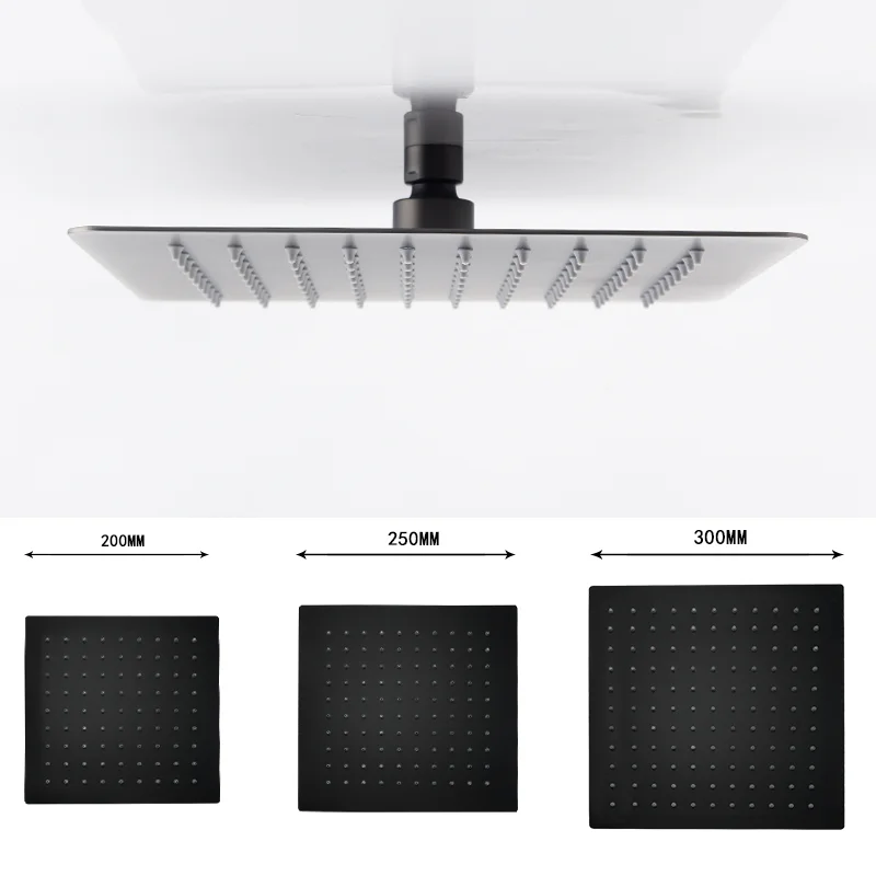 Shower Arm Ceiling Mount Brass Chrome - رأس دش مطري من الفولاذ المقاوم