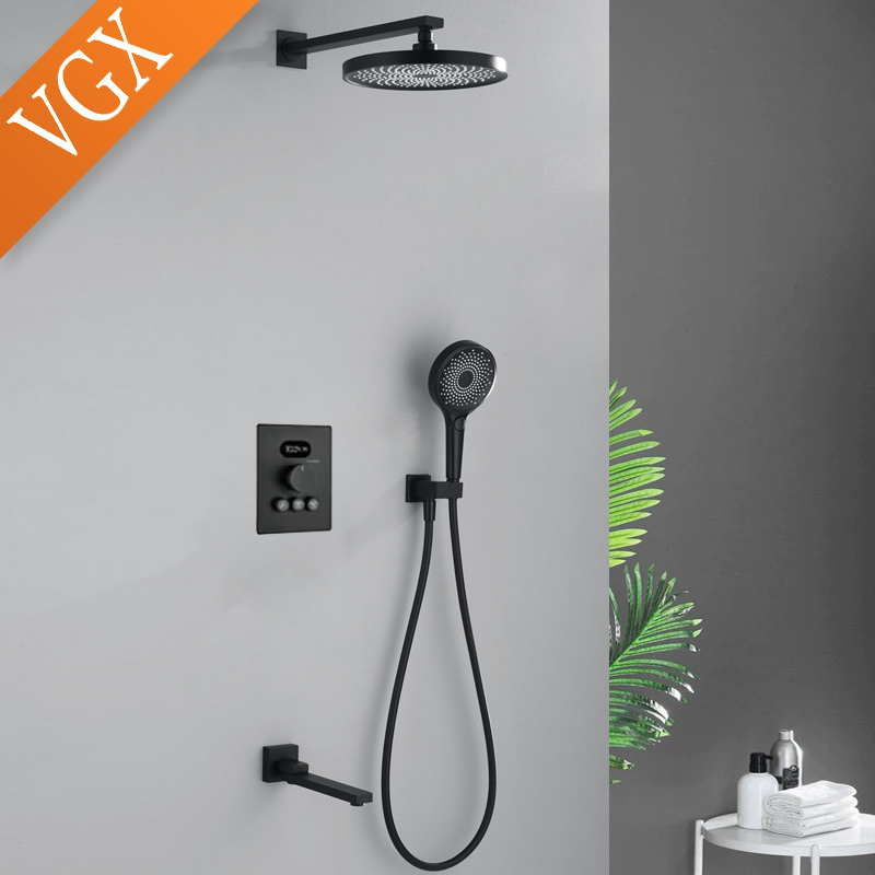 Concealed Thermostatic Shower System Set - VGX نظام دش ثرموستاتي مخفي مجموعة