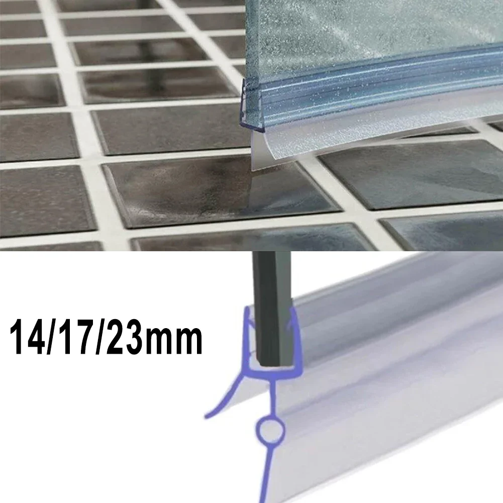 Shower Door Bottom Seal Strip Sweep - 2 قطعة شاشة دش شريط عازل