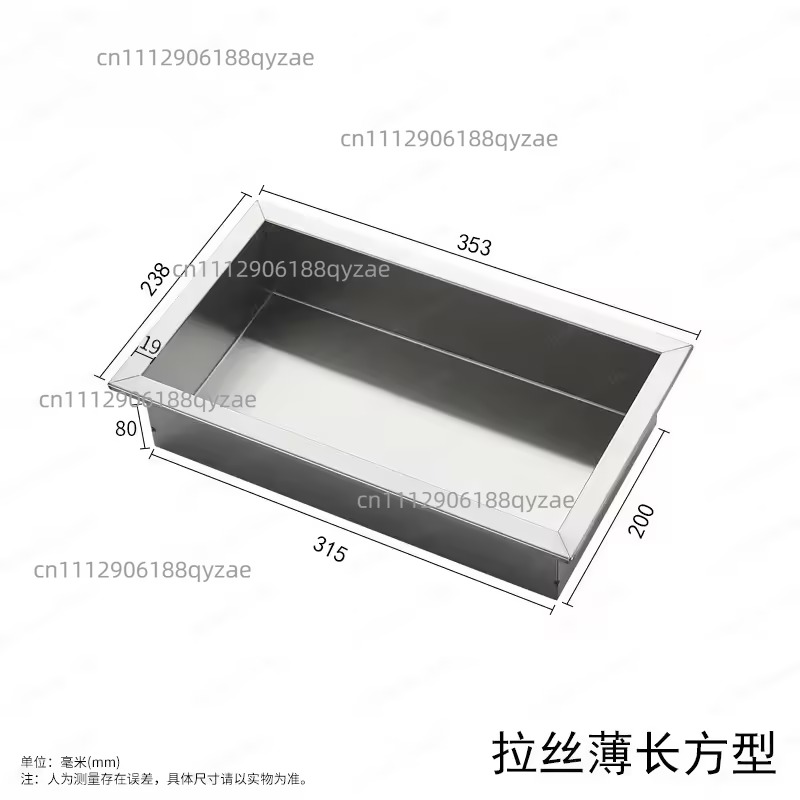 Shower Niche Stainless Steel Recessed - صندوق حائط مخفي من الفولاذ المقاوم