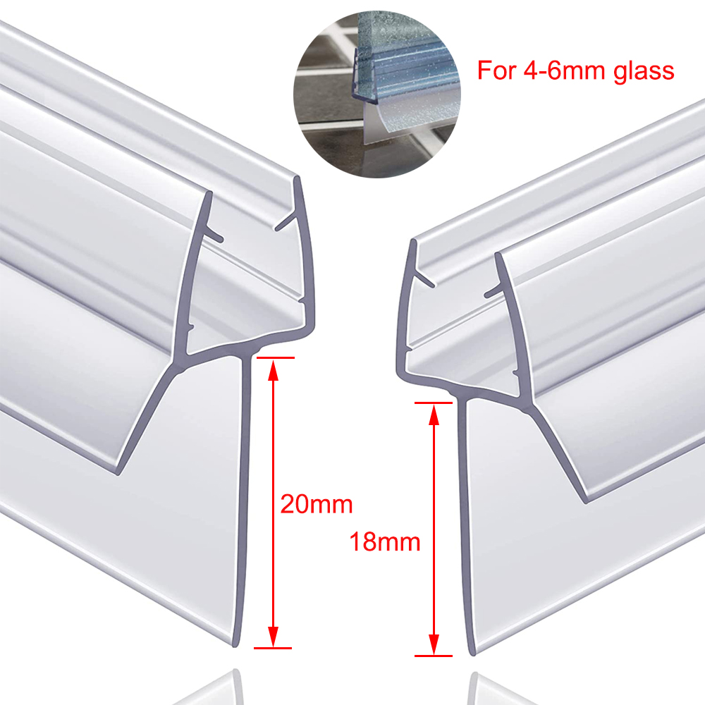 Shower Door Bottom Seal Strip Sweep - حمام دش شاشة الباب شريط عازل