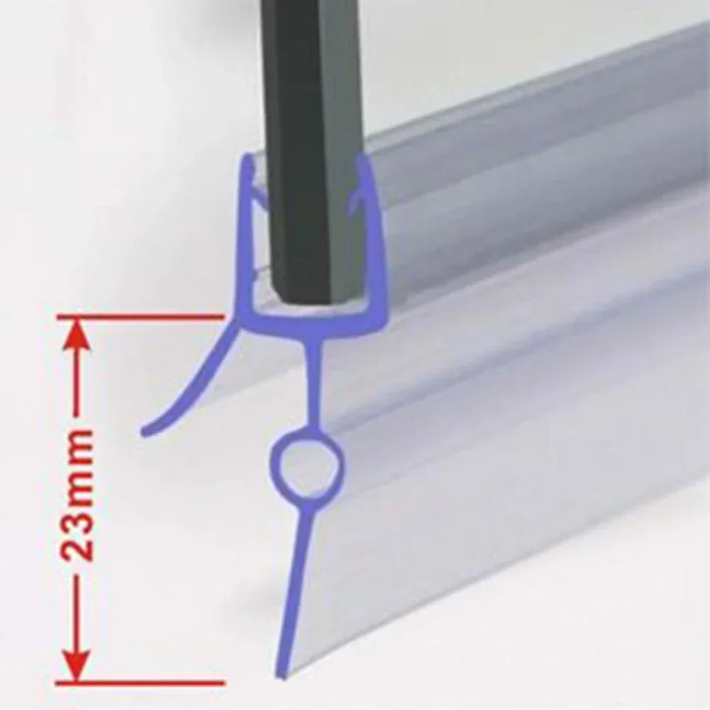 2 قطعة 50 سنتيمتر سيليكون دش ح - مراجعة Shower Door Bottom Seal Strip Sweep وسعره