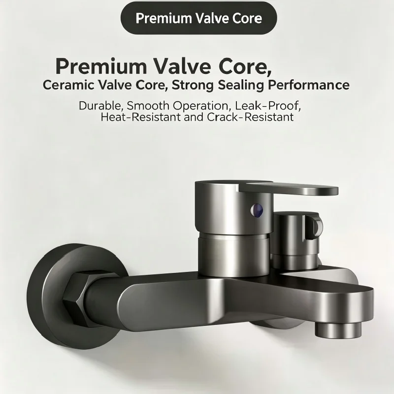 صمام خلاط دش حراري ثلاثي الاتج - مراجعة Thermostatic Shower Faucet Valve 3 Way وسعره