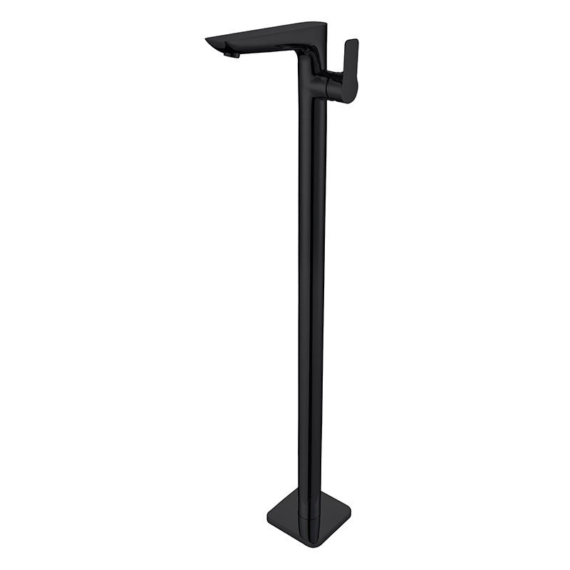 خلاط حوض حمام عصري بلون أسود م - مراجعة Freestanding Bathtub Filler Faucet Floor وسعره