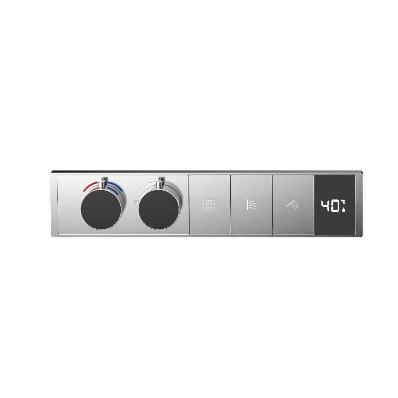 صمام خلط حراري نحاسي مخفي للحم - مراجعة Thermostatic Mixing Valve Digital Display وسعره