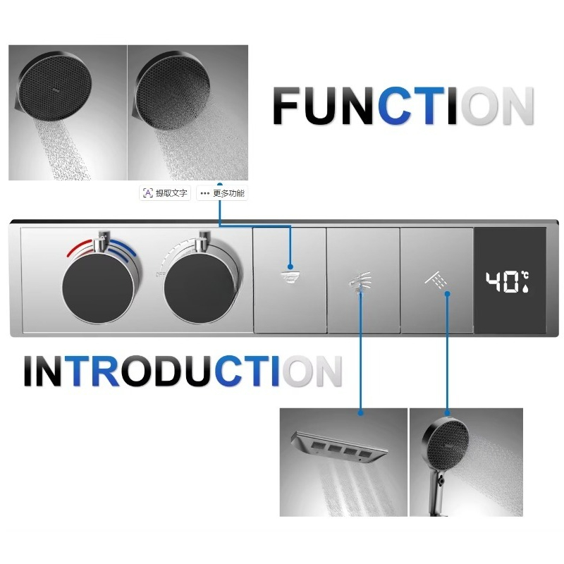 صمام خلط حراري نحاسي مخفي للحم - مراجعة Thermostatic Mixing Valve Digital Display وسعره
