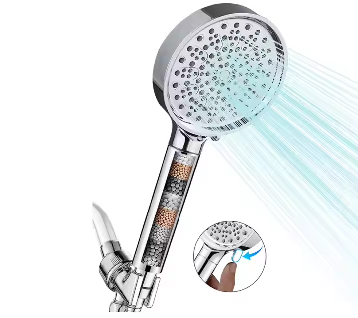 رأس دش مياه الأمطار عالي الضغط - مراجعة Handheld Shower Head High Pressure Filter وسعره