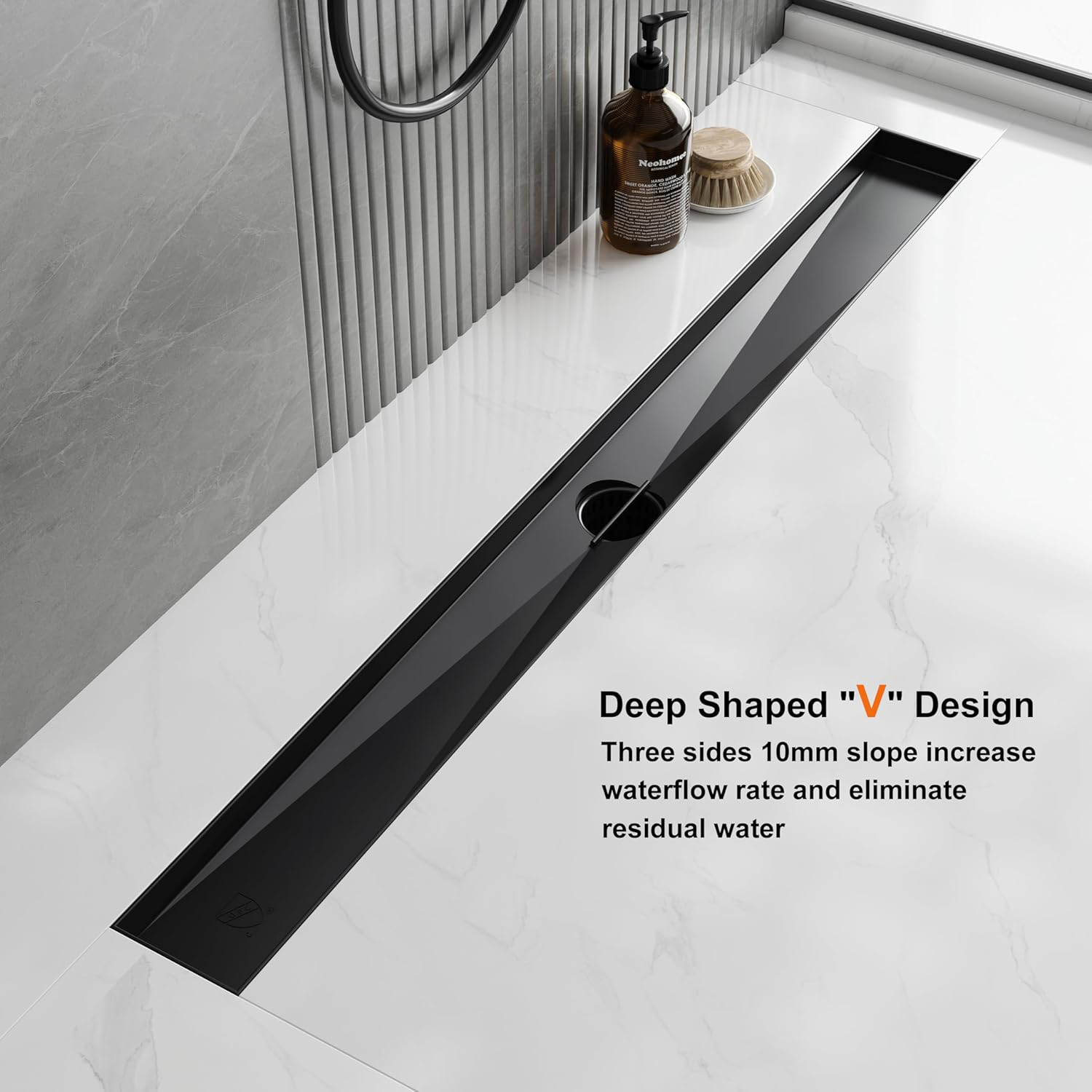 مصرف دش أرضي طويل وعصري من الس - مراجعة Linear Shower Drain Stainless 304 Tile In وسعره