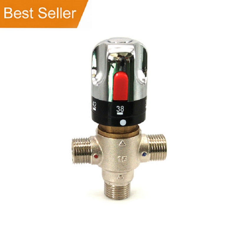 صمام خلط المياه ثرموستاتي DN15 - مراجعة Thermostatic Shower Faucet Valve 3 Way وسعره