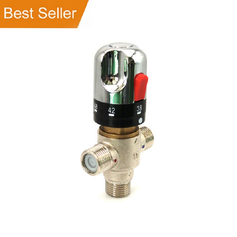 صمام خلط المياه ثرموستاتي DN15 - مراجعة Thermostatic Shower Faucet Valve 3 Way وسعره