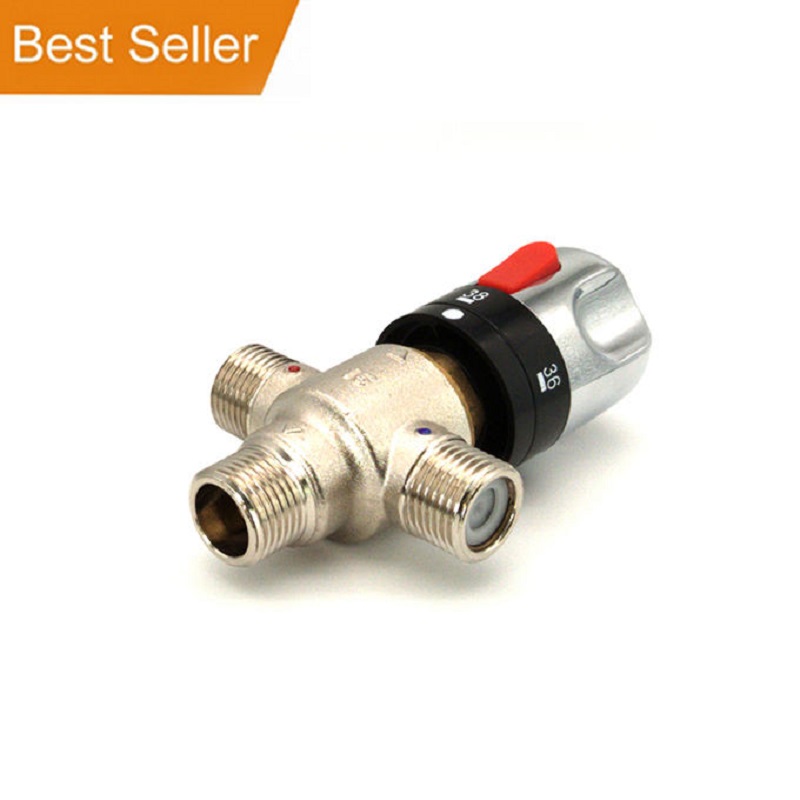 صمام خلط المياه ثرموستاتي DN15 - مراجعة Thermostatic Shower Faucet Valve 3 Way وسعره