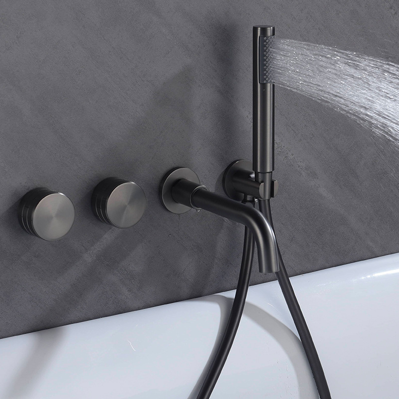 صنبور حوض استحمام من النيكل ال - مراجعة Freestanding Bathtub Filler Faucet Floor وسعره