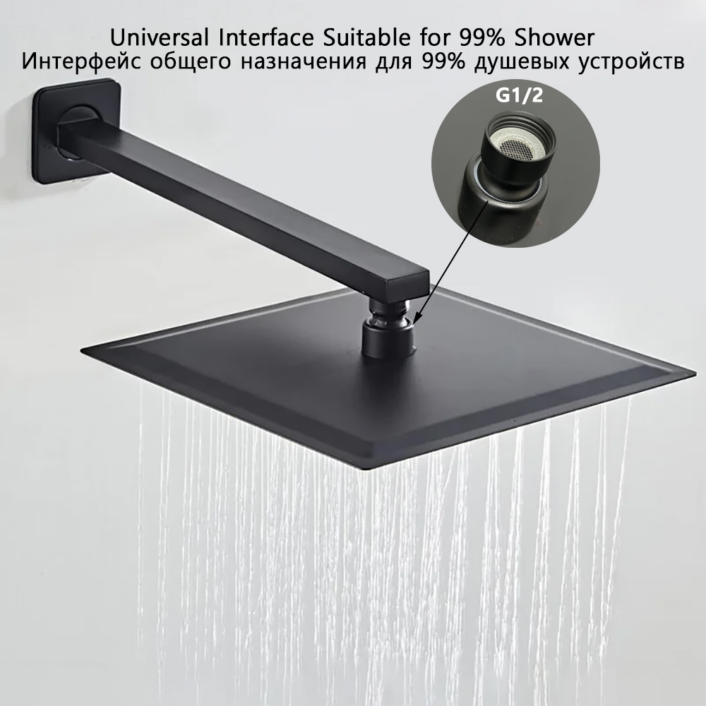 16/20/24 بوصة فاخرة شلال دش رئ - مراجعة Rainfall Shower Head Ceiling Mount 16 Inch وسعره