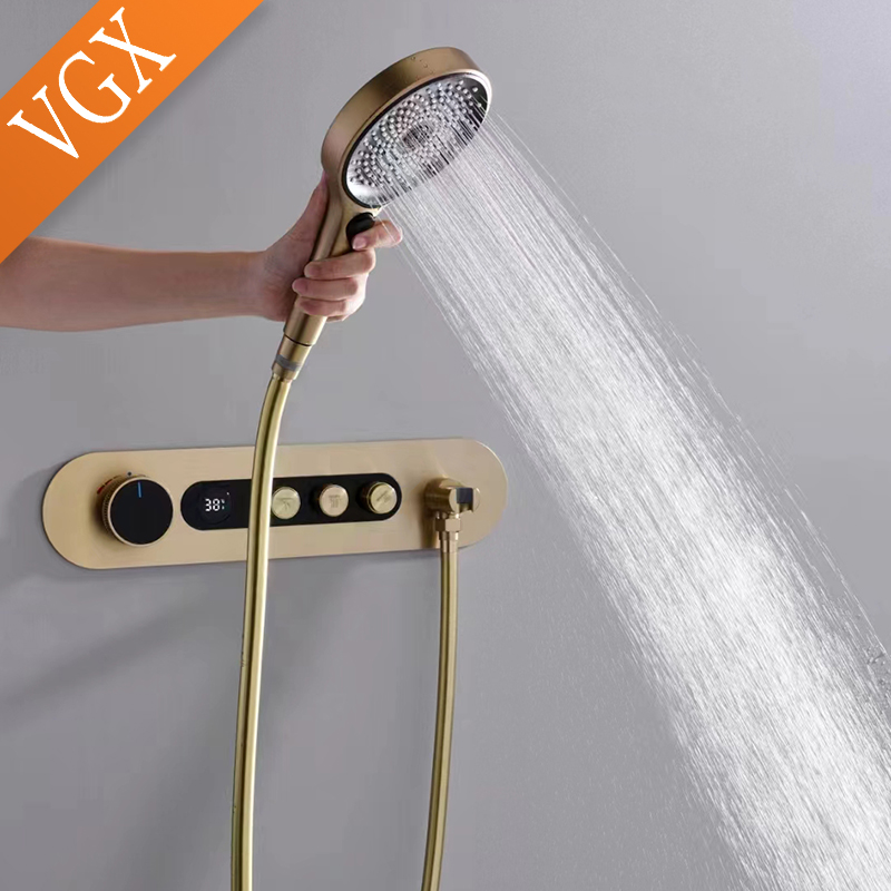 VGX نظام دش ثرموستاتي مخفي مجم - مراجعة Concealed Thermostatic Shower System Set وسعره