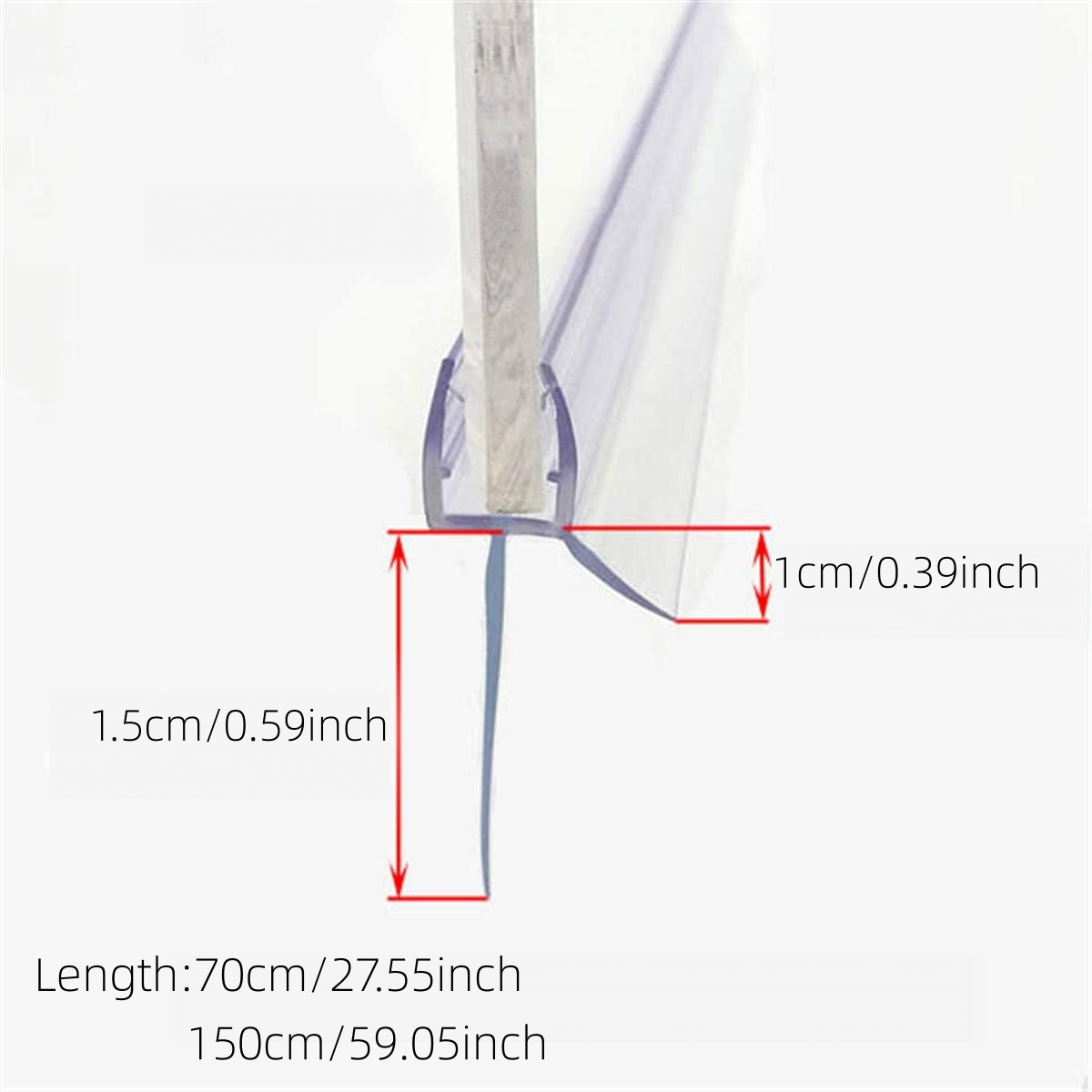 1/2/3 قطع من شريط إحكام أسفل ب - مراجعة Shower Door Bottom Seal Strip Sweep وسعره