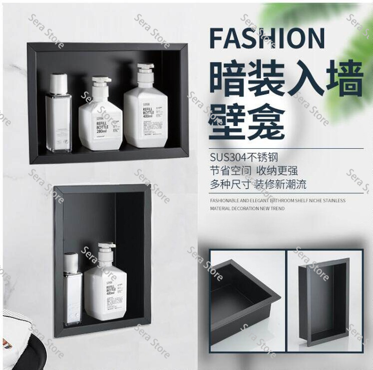 صندوق حائط مخفي من الفولاذ الم - مراجعة Shower Niche Stainless Steel Recessed وسعره