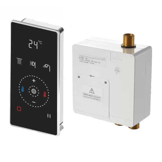 وحدة تحكم رقمية بتقنية LED لضب - مراجعة Thermostatic Shower Faucet Valve 3 Way وسعره