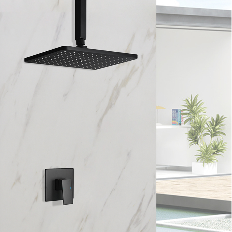 في الجدار أخفى الحمام دش صنبور - مراجعة Shower Arm Ceiling Mount Brass Chrome وسعره