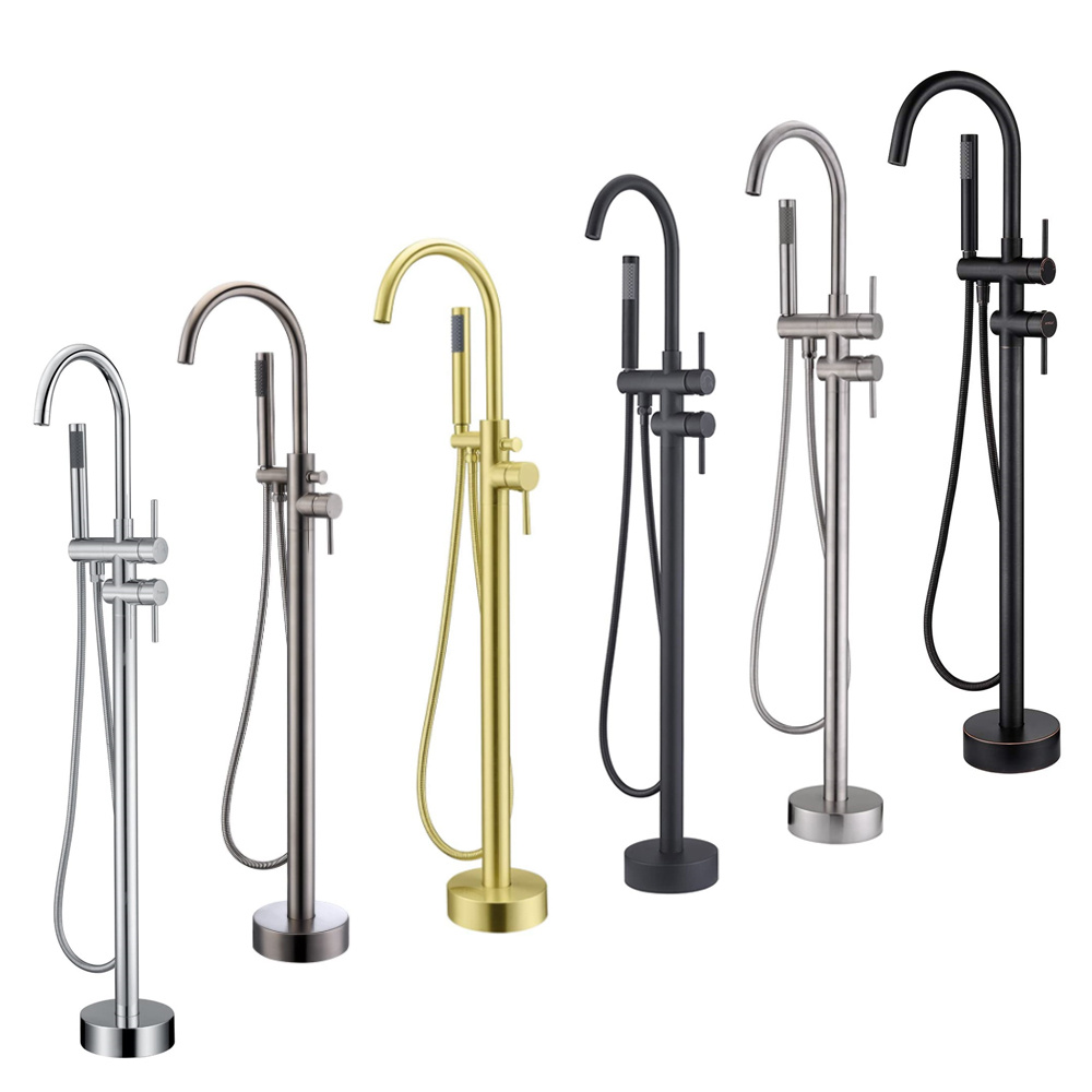 قائما بذاته حوض حشو شلال صنبور - مراجعة Freestanding Bathtub Filler Faucet Floor وسعره