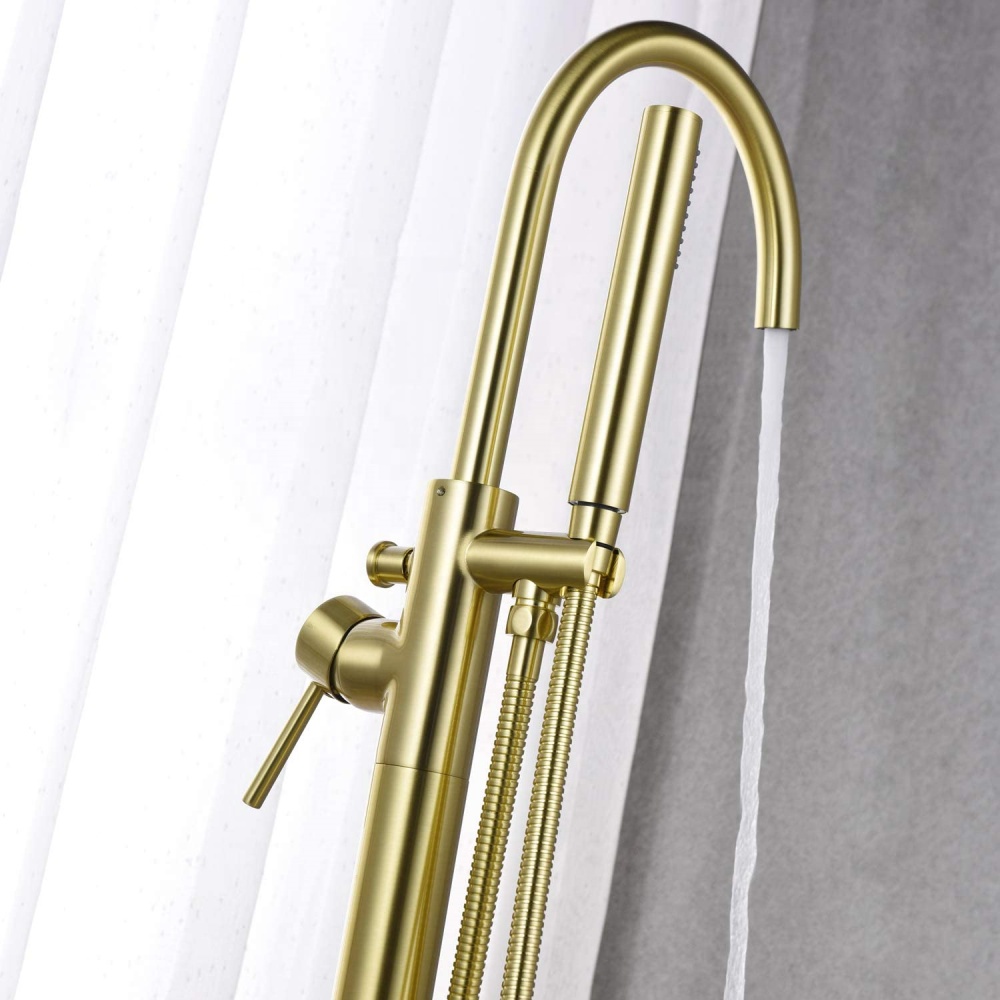 قائما بذاته حوض حشو شلال صنبور - مراجعة Freestanding Bathtub Filler Faucet Floor وسعره