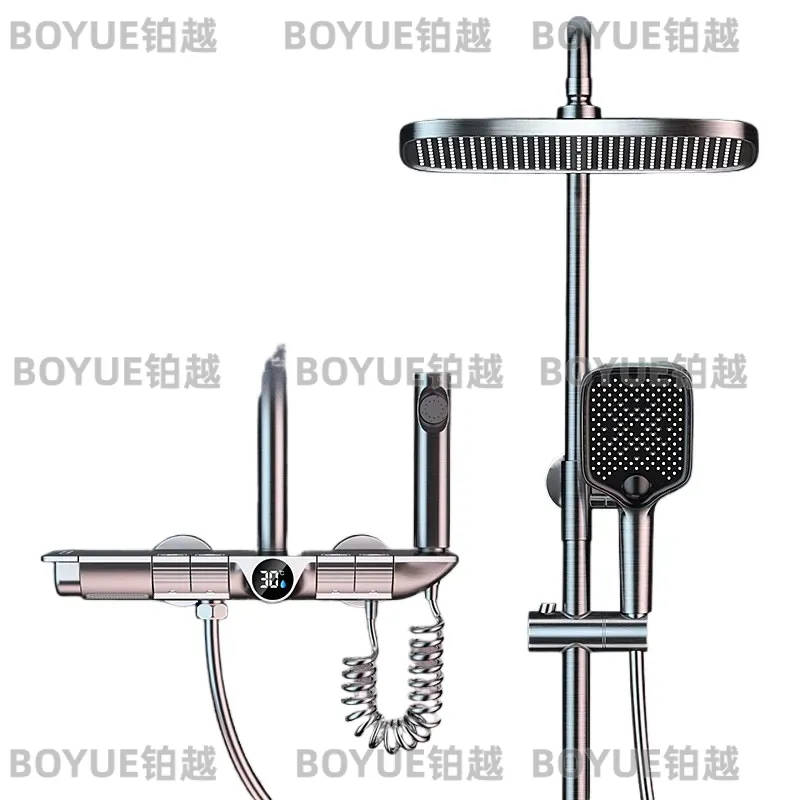مجموعة دش ثرموستاتية بتصميم مف - مراجعة Concealed Thermostatic Shower System Set وسعره