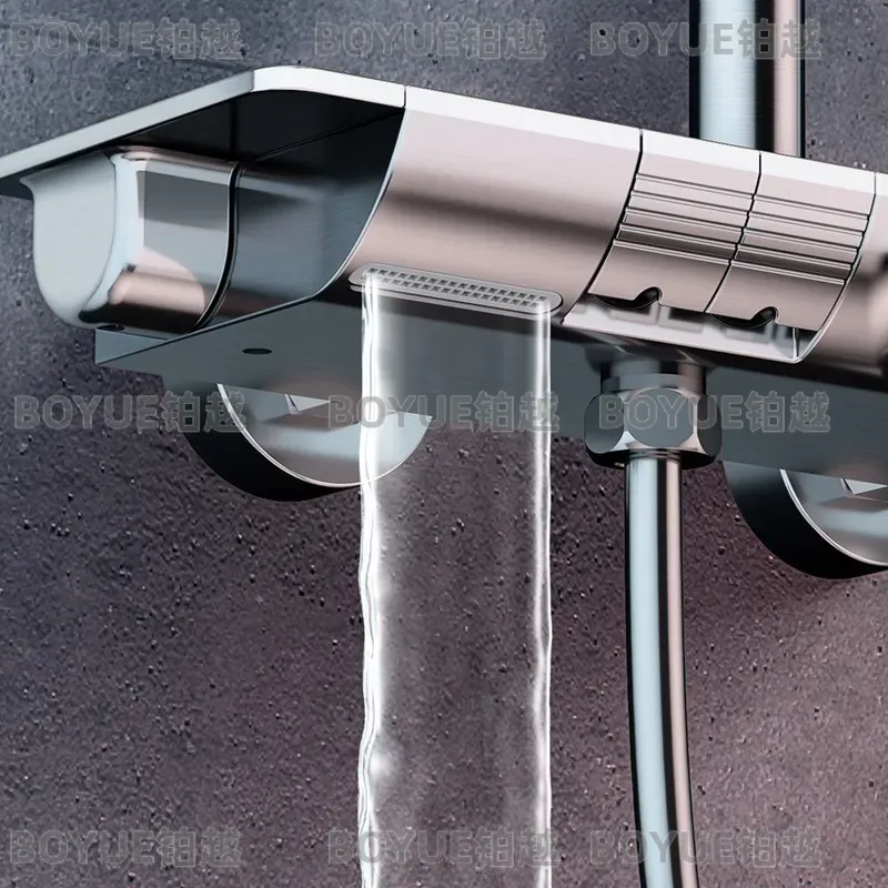 مجموعة دش ثرموستاتية بتصميم مف - مراجعة Concealed Thermostatic Shower System Set وسعره