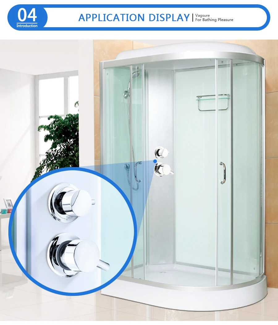 صمام خلط نحاسي للاستحمام ، مخر - مراجعة Thermostatic Shower Faucet Valve 3 Way وسعره