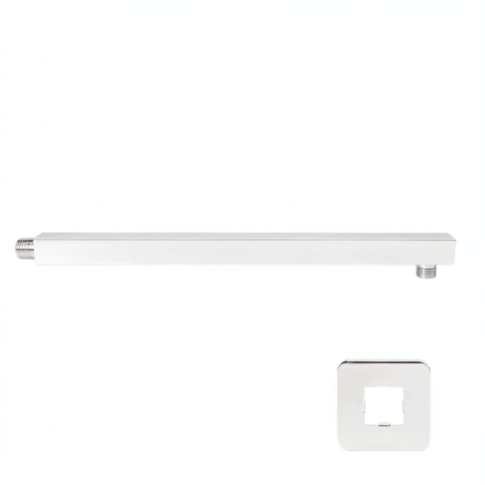 ذراع دش مربع مثبت على الحائط ب - مراجعة Rainfall Shower Head Ceiling Mount 16 Inch وسعره