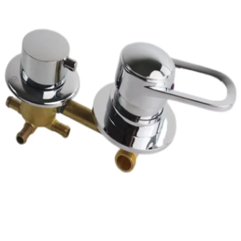 2/3/4/5 طريقة دش التبديل التحك - مراجعة Thermostatic Shower Faucet Valve 3 Way وسعره