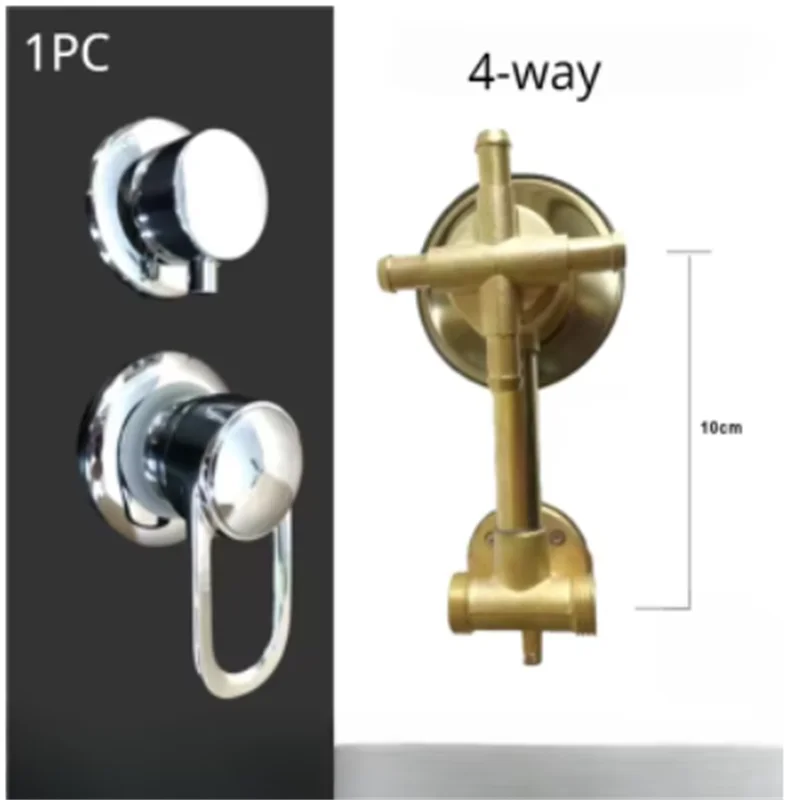2/3/4/5 طريقة دش التبديل التحك - مراجعة Thermostatic Shower Faucet Valve 3 Way وسعره