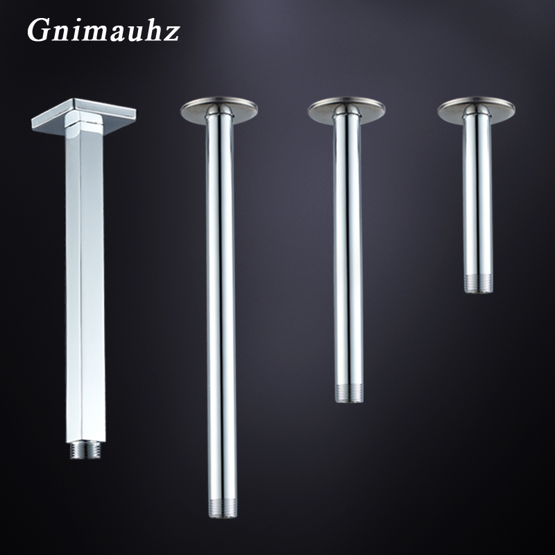 10/20/25/30 سنتيمتر طول الكروم - مراجعة Shower Arm Ceiling Mount Brass Chrome وسعره
