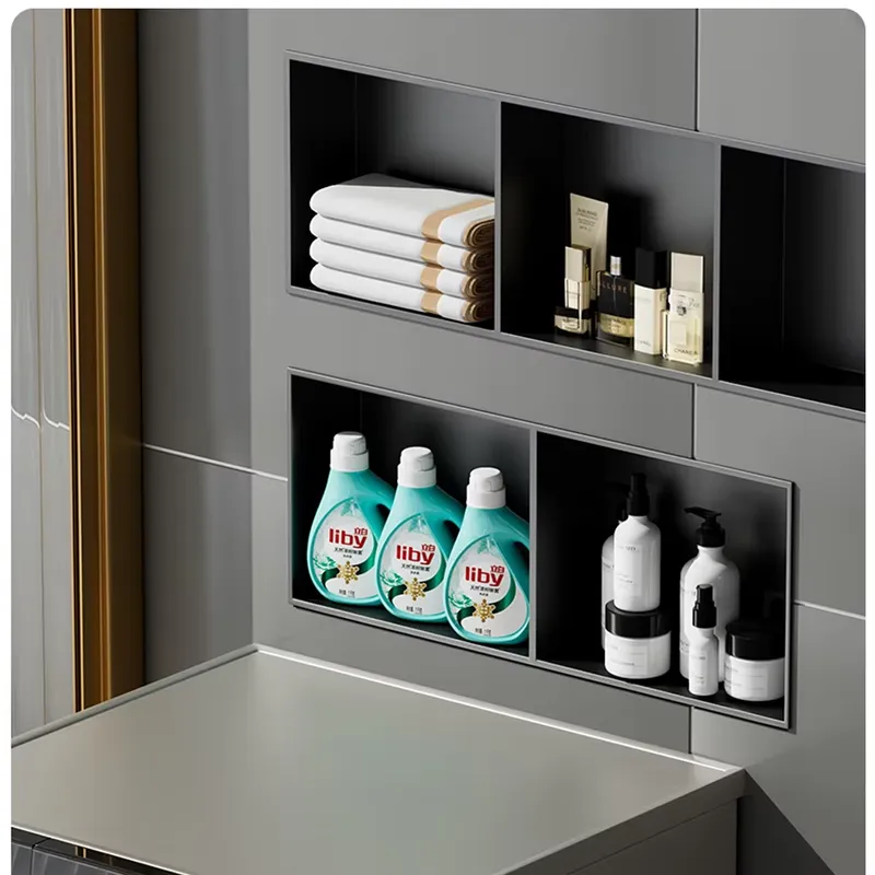 رف حمام حائطي عصري للمنزل والف - مراجعة Shower Niche Stainless Steel Recessed وسعره