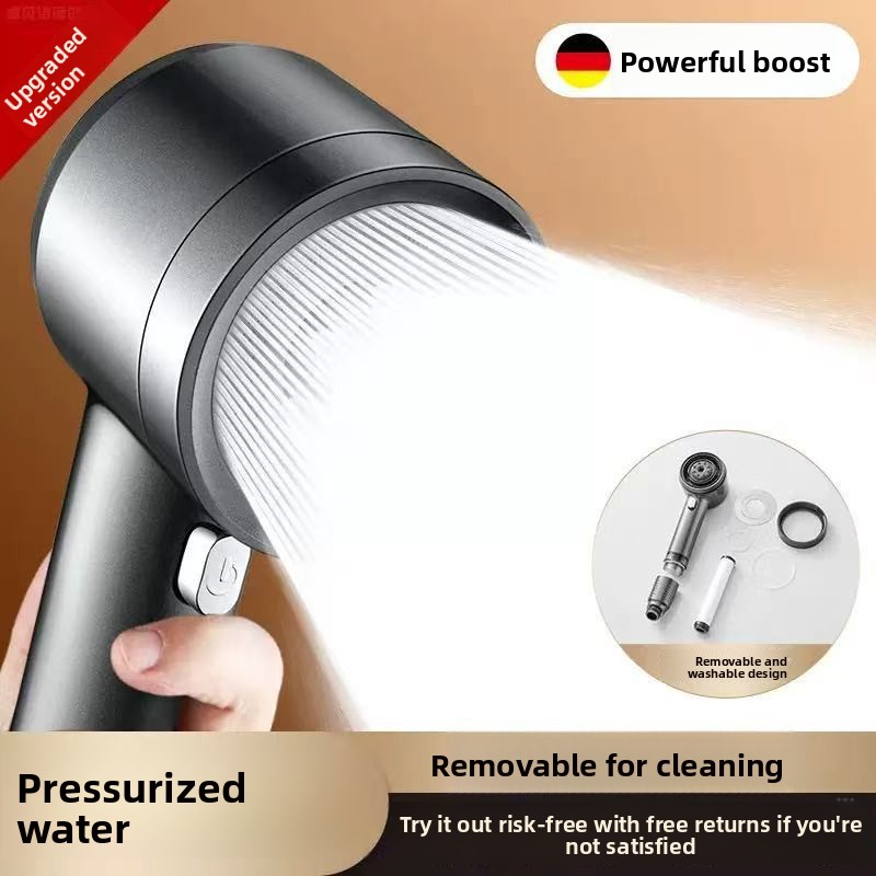 رأس دش عالي الضغط مع فلتر لتوف - مراجعة Handheld Shower Head High Pressure Filter وسعره