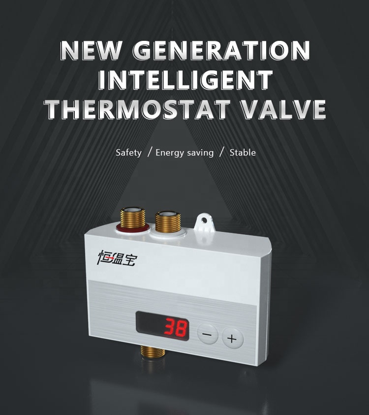مجموعة تحكم ذكية للحمام مع صنب - مراجعة Thermostatic Mixing Valve Digital Display وسعره