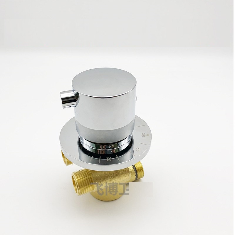 2/3/4 طرق منفذ صمام خلط النحاس - مراجعة Thermostatic Shower Faucet Valve 3 Way وسعره