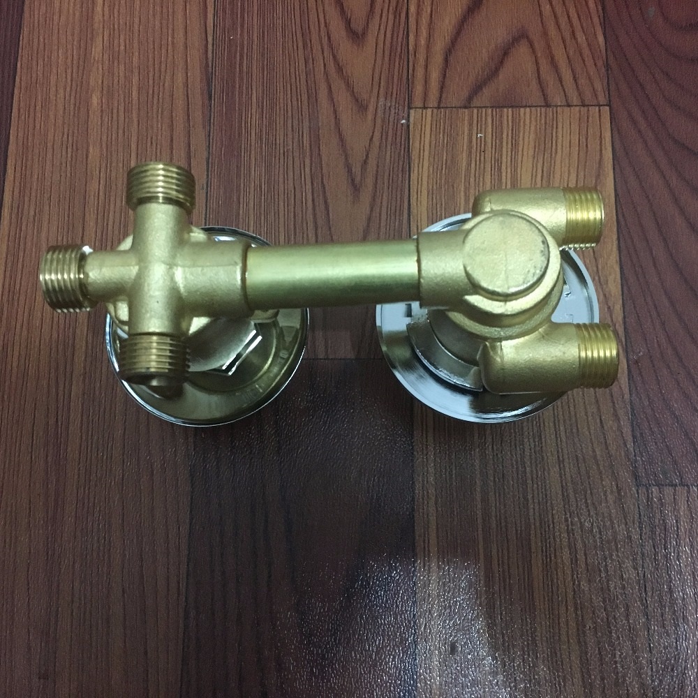 2/3/4 طرق منفذ صمام خلط النحاس - مراجعة Thermostatic Shower Faucet Valve 3 Way وسعره