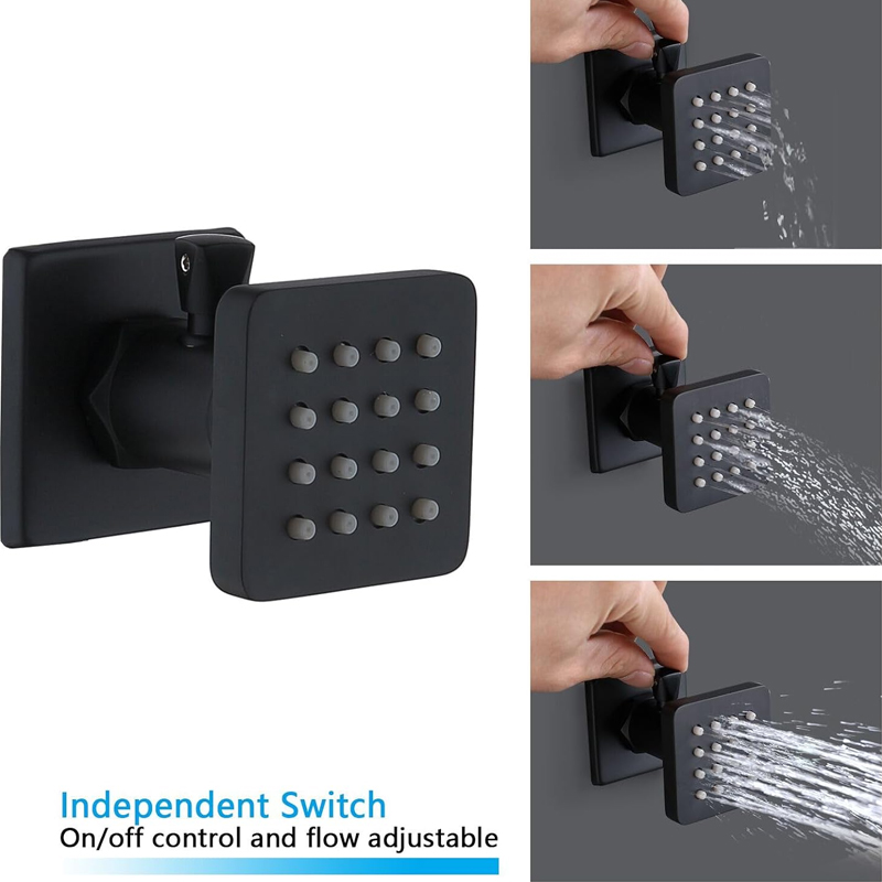نظام دش حديث مخفي مع منظم حرار - مراجعة Concealed Thermostatic Shower System Set وسعره