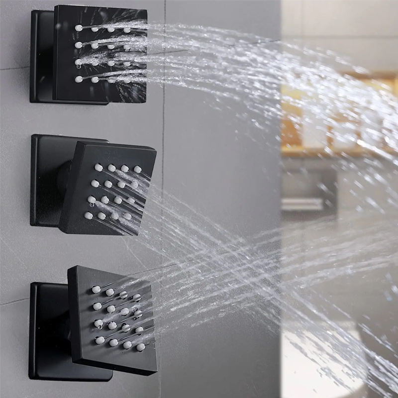رأس دش LED كبير الحجم 360*500  - مراجعة Led Rainfall Shower Head Waterfall وسعره