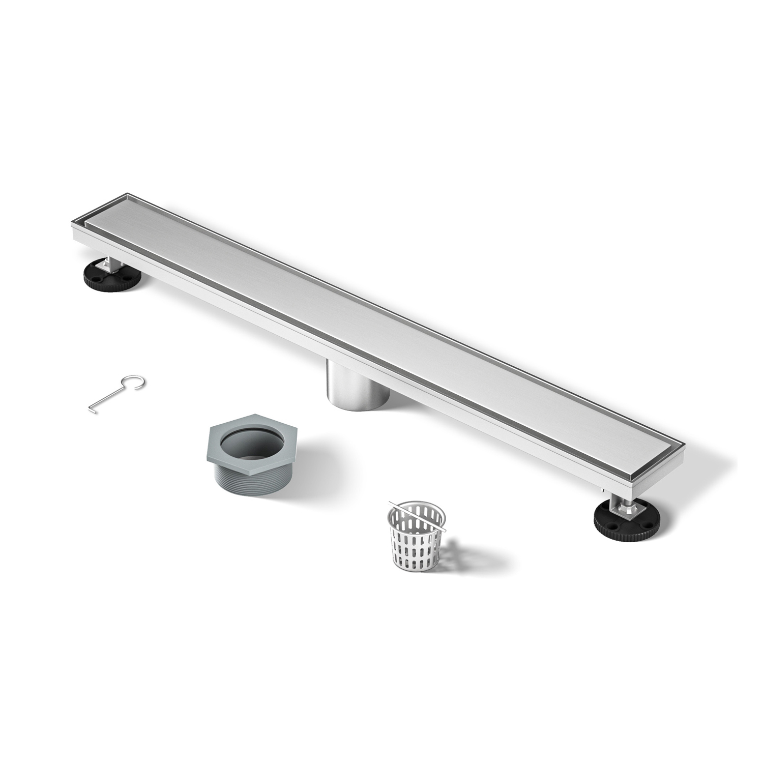 الحديثة للتخصيص 304 بلاط الفول - مراجعة Linear Shower Drain Stainless 304 Tile In وسعره