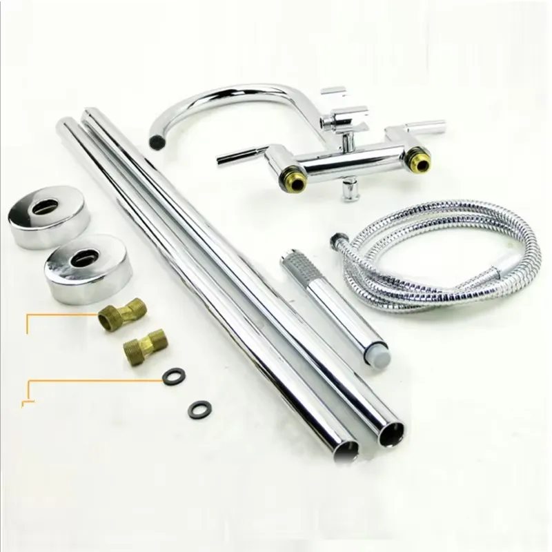 طقم صنبور حوض استحمام قائم بذا - مراجعة Freestanding Bathtub Filler Faucet Floor وسعره